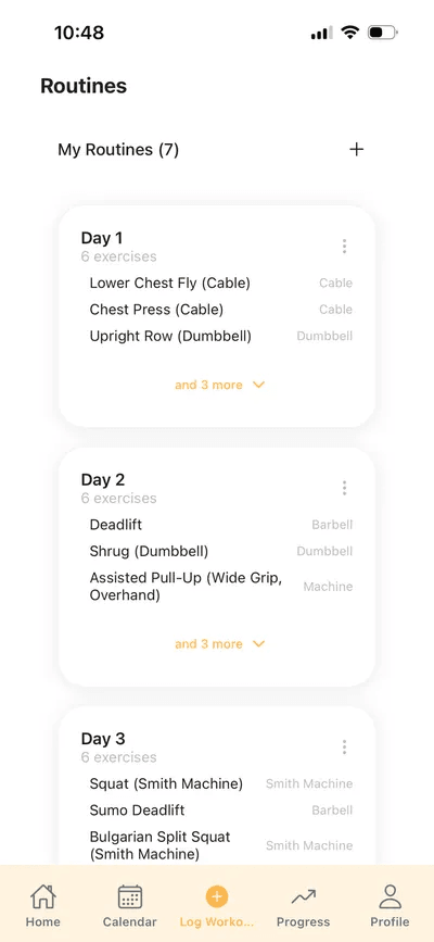 EatLift app screenshot 3
